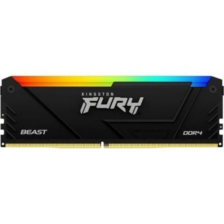 Memoria RAM Kingston FURY Beast RGB 8GB/ DDR4/ 3600MHz/ 1.35V/ CL17/ DIMM - Imagen 2