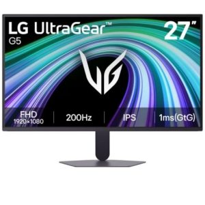Monitor Gaming LG UltraGear G5 27G523B-B 27″/ Full HD/ 1ms/ 200Hz/ IPS/ Negro