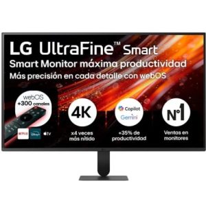 Smart Monitor LG Ultrafine 32U701SB-B 31.5″/ 4K/ Multimedia/ Smart TV/ Negro