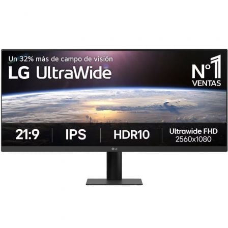 Monitor Profesional Ultrapanorámico LG UltraWide 34U511A-B 34"/ UWFHD/ Negro - Imagen 3