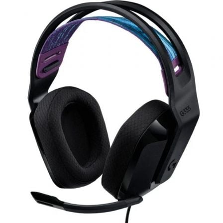 Auriculares Gaming con Micrófono Logitech G335/ Jack 3.5/ Negros - Imagen 3