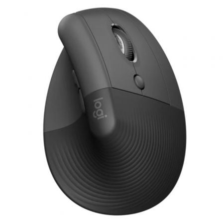Ratón Vertical Inalámbrico Logitech Lift Vertical Ergonomic Mouse/ Hasta 4000 DPI/ Grafito - Imagen 2