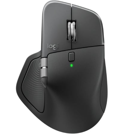 Ratón Ergonómico Inalámbrico Logitech MX Master 4/ Batería recargable/ Hasta 8000 DPI/ Grafito - Imagen 2