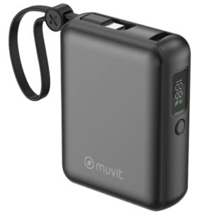 Powerbank 10000mAh Muvit For Change MCCHP0014/ 35W/ Negra