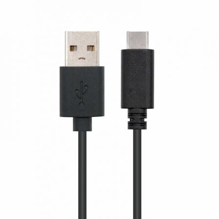 Cable USB 2.0 Nanocable 10.01.2102/ USB Tipo-C Macho - USB Macho/ 480Mbps/ 2m/ Negro - Imagen 3