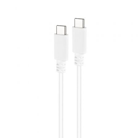 Cable USB 2.0 Tipo-C Nanocable 10.01.2301-L150-W/ USB Tipo-C Macho - USB Tipo-C Macho/ 480Mbps/ 1.5m/ Blanco - Imagen 2