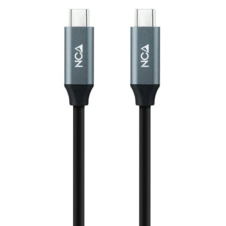 Cable USB 3.2 Tipo-C Nanocable 10.01.4303/ USB Tipo-C Macho - USB Tipo-C Macho/ hasta 100W/ 20Gbps/ 3m/ Gris y Negro - Imagen 3