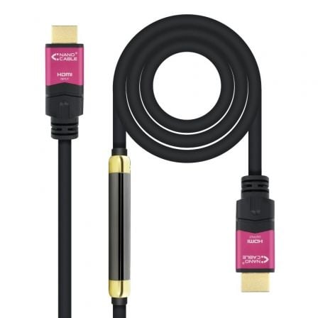 Cable HDMI 2.0 4K Nanocable 10.15.3730/ HDMI Macho - HDMI Macho/ 30m/ Negro - Imagen 4