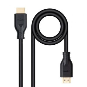 Cable HDMI 2.0 4K CCS Nanocable 10.15.3910/ HDMI Macho – HDMI Macho/ 10m/ Negro