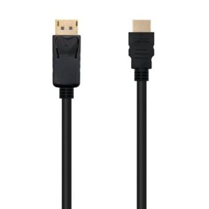 Cable Conversor Nanocable 10.15.4300/ Displayport Macho – HDMI Macho/ 50cm/ Negro