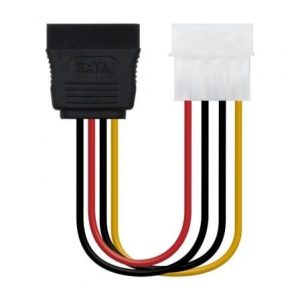 Cable de Alimentación SATA Nanocable 10.19.0205-OEM/ Molex Macho – SATA Hembra/ 16cm