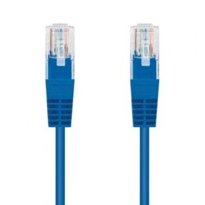 Cable de Red RJ45 UTP Nanocable 10.20.103-BL Cat.5e/ 3m/ Azul