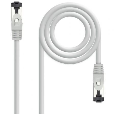 Cable de Red RJ45 SSTP Nanocable 10.20.2007 Cat.8.1/ 7m/ Gris - Imagen 2
