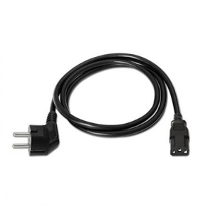 Cable Alimentación Nanocable 10.22.0102/ Schuko Macho – C13 Hembra/ 1.5m/ Negro