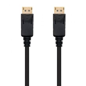 Cable DisplayPort 1.2 4K Nanocable 10.15.2300/ DisplayPort Macho – DisplayPort Macho/ 50cm/ Negro