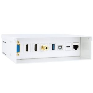 Caja de Conexiones Nanocable 10.35.0004/ VGA – 2x HDMI – Jack 3.5 – USB 3.0 – USB Tipo-C – USB 2.0 – RJ45