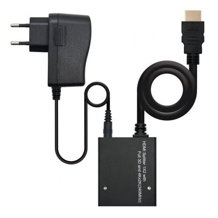 Duplicador HDMI Nanocable 10.25.3502/ HDMI Macho - 2x HDMI Hembra - Imagen 4