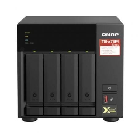NAS QNAP TS-473A-8G/ 4 Bahías 3.5"- 2.5"/ 8GB DDR4/ Formato Torre - Imagen 4