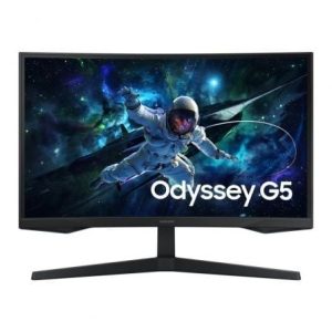 Monitor Gaming Curvo Samsung Odyssey G5 S27CG552EU 27″/ QHD/ 1ms/ 165Hz/ VA/ Negro