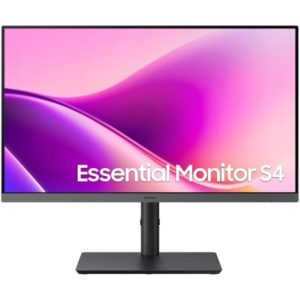 Monitor Profesional Samsung Essential Monitor S4 S43UF S27F434UAU/ 27″/ Full HD/ Regulable en altura/ Negro