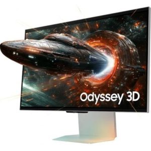 Monitor Gaming Samsung Odyssey 3D G90XF S27FG904XU 27″/ 4K/ 1ms/ 165Hz/ 3D/ Multimedia/ Regulable en altura/ Plata