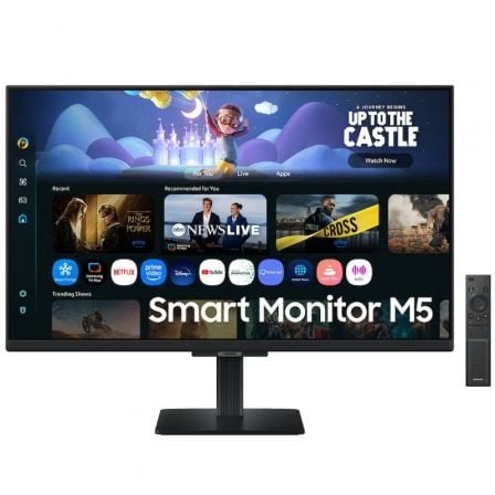 Smart Monitor Samsung M5 S32FM500EU 32"/ Full HD/ Smart TV/ Multimedia/ Negro - Imagen 4