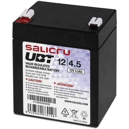 Batería Salicru UBT 12/4,5 compatible con SAI Salicru según especificaciones - Imagen 4