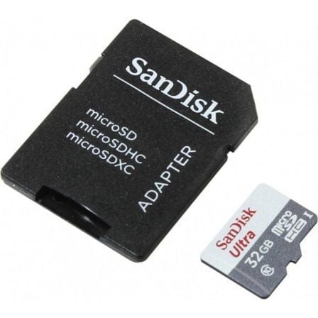 Tarjeta de Memoria SanDisk Ultra 32GB microSD HC con Adaptador/ Clase 10/ 100MB/s - Imagen 3