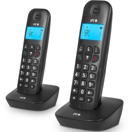 Teléfono Inalámbrico SPC Air Pro Duo 7302N/ Pack DUO/ Negro - Imagen 2