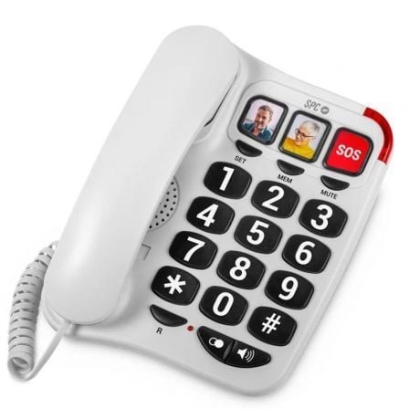 Teléfono SPC Confort Numbers 2/ Blanco - Imagen 5