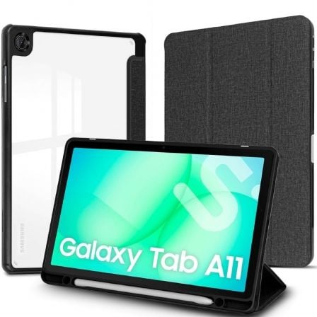 Funda Subblim Clear Shock Case para Samsung A11 8.7"/ Negra - Imagen 3
