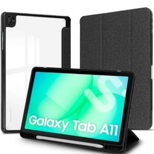 Funda Subblim Clear Shock Case para Samsung A11 8.7″/ Negra