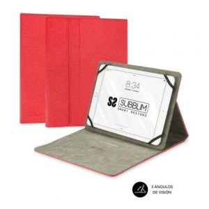 Funda Subblim Clever Stand para Tablets de 9.6″-11″/ Roja