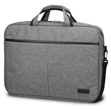 Maletín Subblim Elite Laptop Bag para Portátiles hasta 14"/ Cinta para Trolley/ Gris - Imagen 2