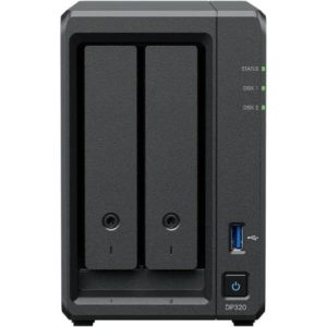 NAS Synology ActiveProtect DP320/ 2 Bahías 3.5″- 2.5″/ 8GB DDR4/ 16TB/ Formato Torre