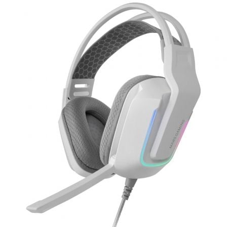 Auriculares Gaming con Micrófono Mars Gaming MH-Strike/ Jack 3.5/ USB/ Blancos - Imagen 4