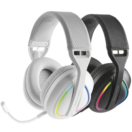 Auriculares Gaming Inalámbricos con Micrófono Mars Gaming MHW-QUASAR/ Jack 3.5/ Bluetooth/ Blancos - Imagen 3