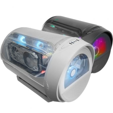 Caja Gaming Minitorre Mars Gaming MC-CYLON/ Blanca - Imagen 2