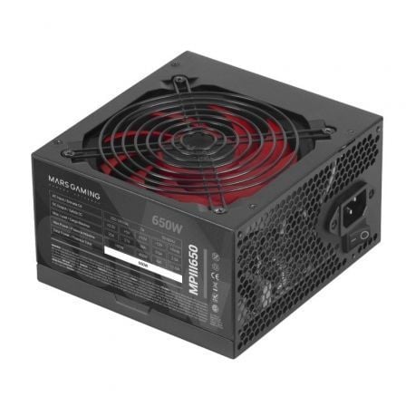 Fuente de Alimentación Mars Gaming MPIII650/ 650W/ Ventilador 12cm - Imagen 2