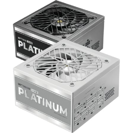 Fuente de Alimentación Mars Gaming MPT1000/ 1000W/ Ventilador 14cm/ ATX 3.1/ PCIe 5.1/ 80 Plus Platinum/ Blanca - Imagen 2