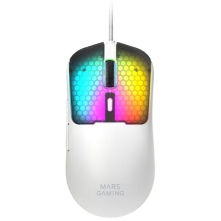 Ratón Gaming Mars Gaming MM-Viper/ Hasta 12800 DPI/ Blanco - Imagen 4