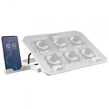 Soporte Refrigerante Mars Gaming MNBC23 para Portátiles hasta 16"/ Iluminación LED - Imagen 5