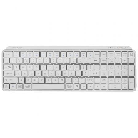 Teclado Compacto Inalámbrico Mars Gaming MK-SILENKEYS/ Blanco - Imagen 3