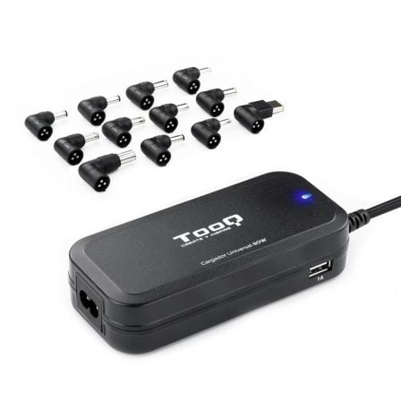 Cargador de Portátil TooQ TQLC-90BS02AT/ 90W/ 2xUSB/ Automático/ 12 Conectores/ Voltaje 12-20V - Imagen 4