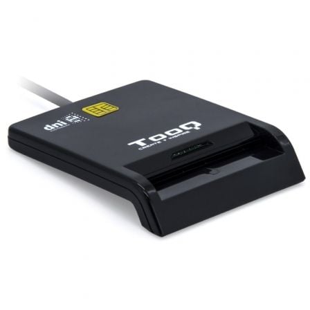 Lector de DNI TooQ TQR-211B/ USB Tipo-C/ Negro - Imagen 4
