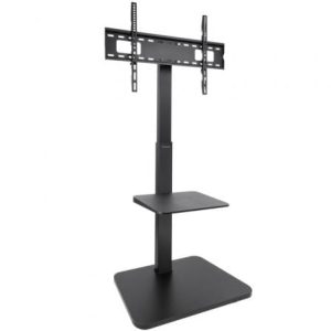 Soporte de Suelo Inclinable/ Ajustable TooQ MOON FS2287M-B para TV de 37-75″/ hasta 40kg