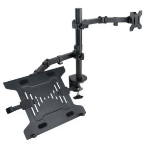 Soporte de Mesa Orientable/ Inclinable Tooq DB1200TN-B para TV y Portátil de 13-32″