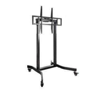 Soporte de Suelo Eléctrico con Ruedas TooQ FSM02-B para TV 55-100″/ hasta 120kg