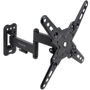Soporte de Pared Extensible/ Giratorio/ Inclinable TooQ LP1344TN-B para TV de 13-43″/ hasta 20kg