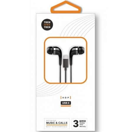 Auriculares Intrauditivos Tech One Tech earTECH TEC1305/ con Micrófono/ USB Tipo-C/ Negros - Imagen 3